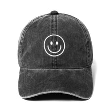 Load image into Gallery viewer, Embroidered Smiley Face Cap
