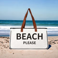Beach Please summer tote bag