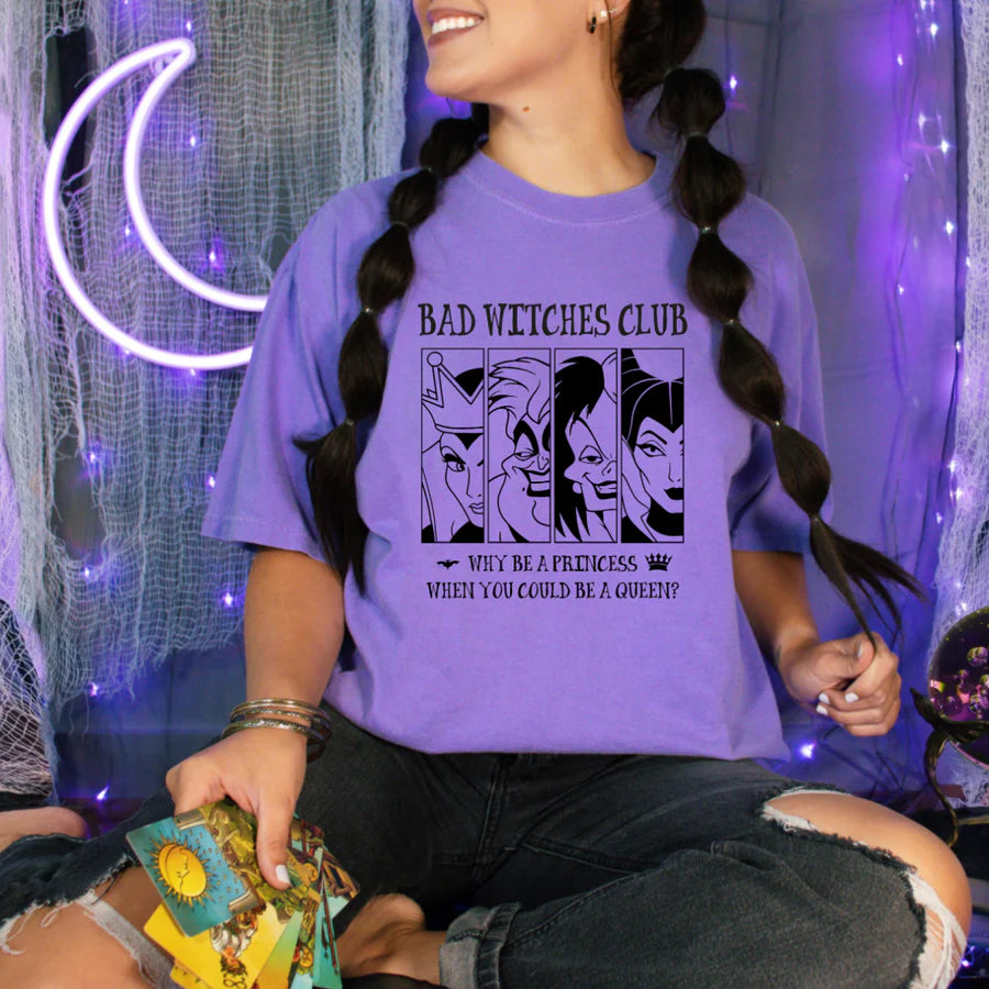Bad Witches Club- Purple comfort colors