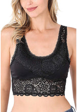 Load image into Gallery viewer, Seamless Stretch Lace Bra Top
