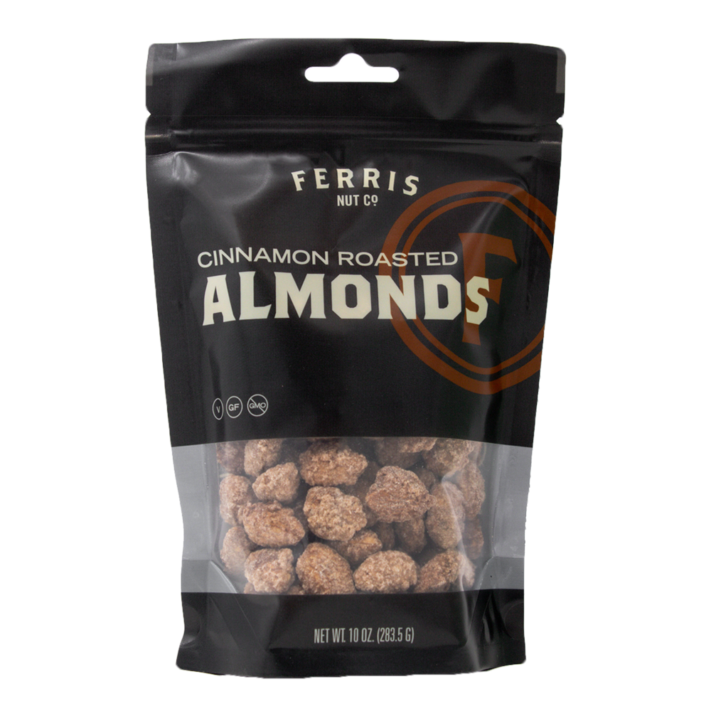 Cinnamon Roasted Almonds 10 oz.