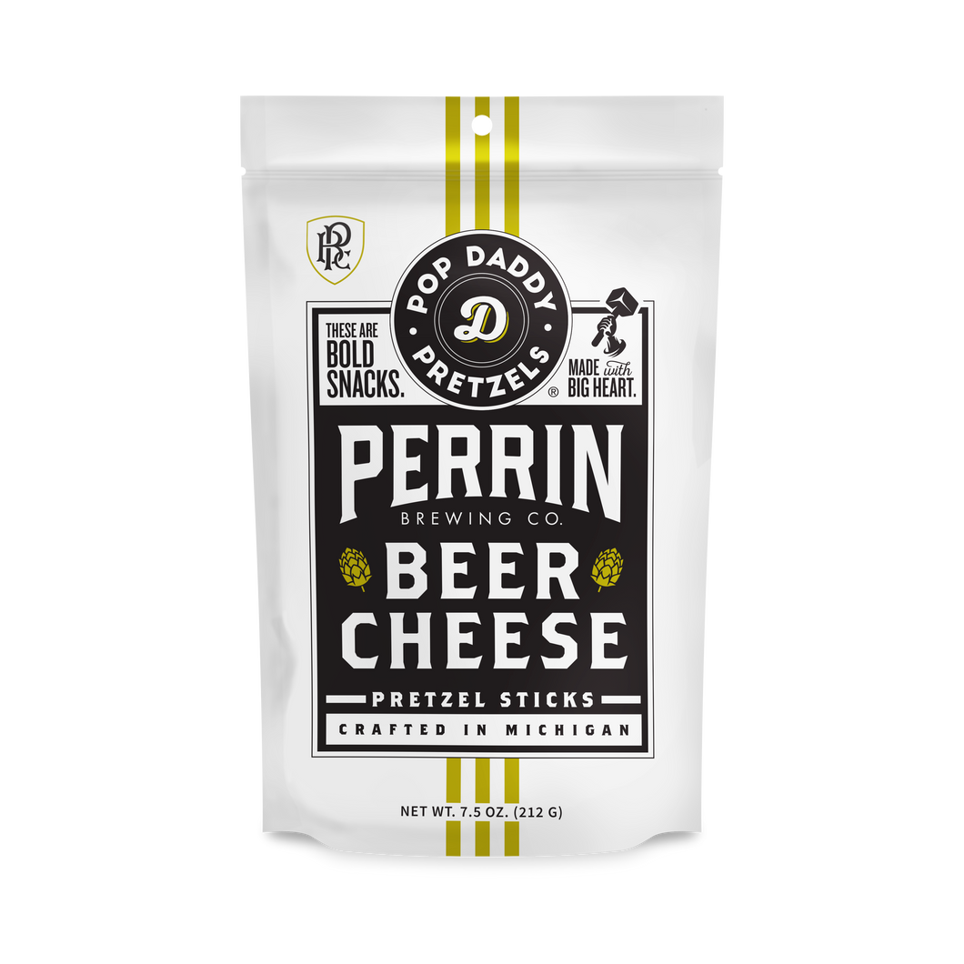 Pop Daddy – Perrin Beer Cheese Seasoned Pretzels 7.5oz
