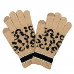 Load image into Gallery viewer, Leopard smart touch gloves
