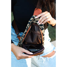 Load image into Gallery viewer, THE CARINA LEOPARD SLING BAG
