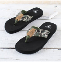 Load image into Gallery viewer, Corkys Trail Camo Flip Flop
