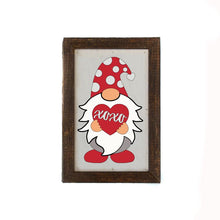 Load image into Gallery viewer, Valentines Gnome Sign - 6 x 4
