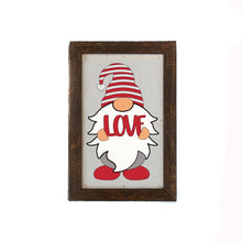 Load image into Gallery viewer, Valentines Gnome Sign - 6 x 4
