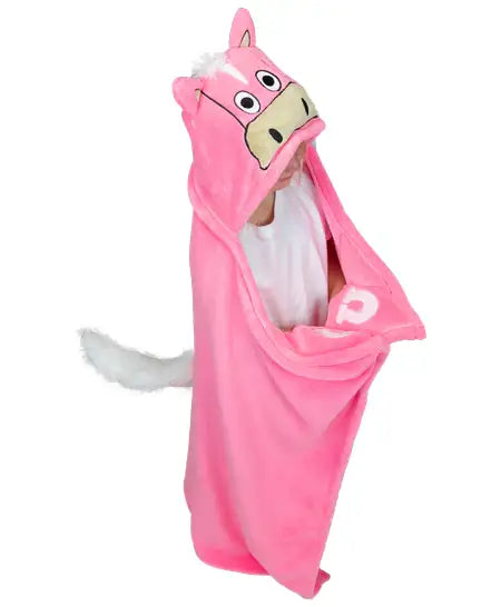 Lazy One Kids Hooded Blanket Critter Yeti