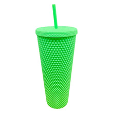 Load image into Gallery viewer, MATTE STUDDED TUMBLER -24OZ

