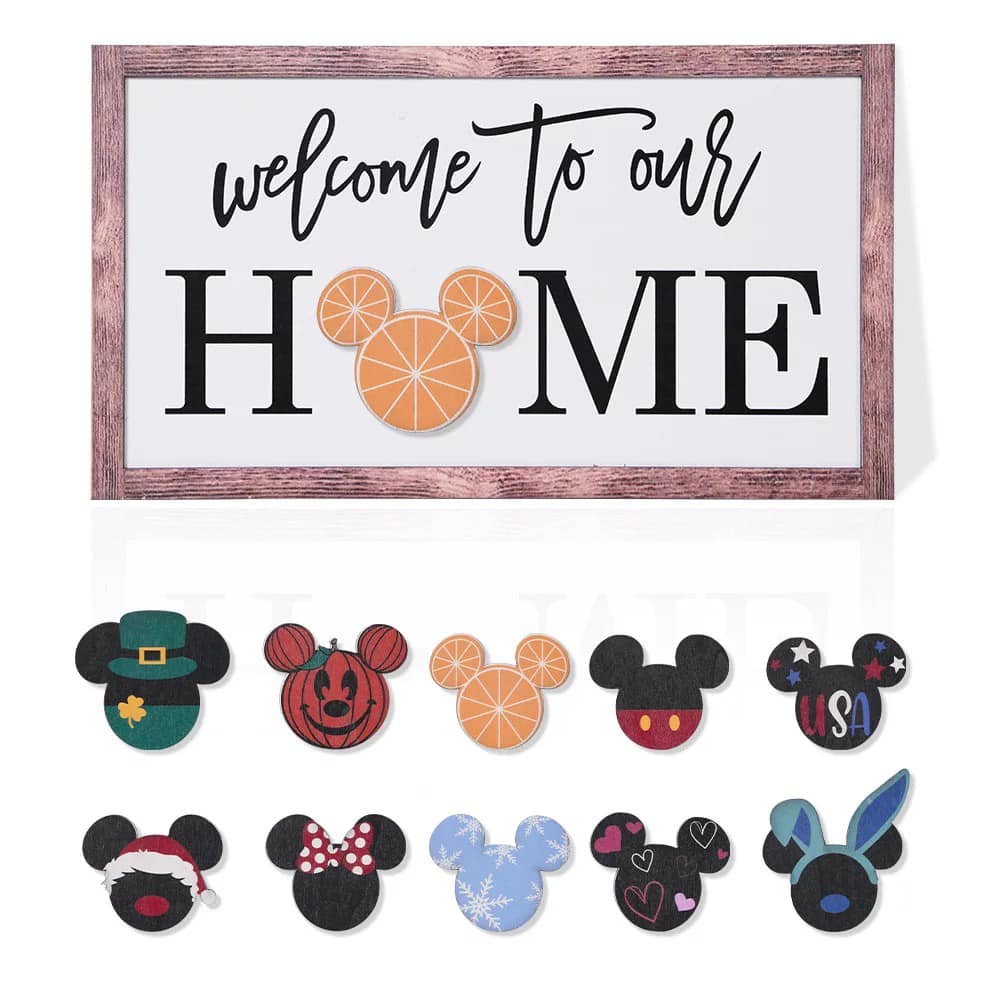 Mouse welcome sign