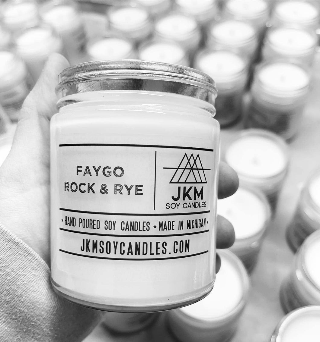 Faygo Rock & Rye candle